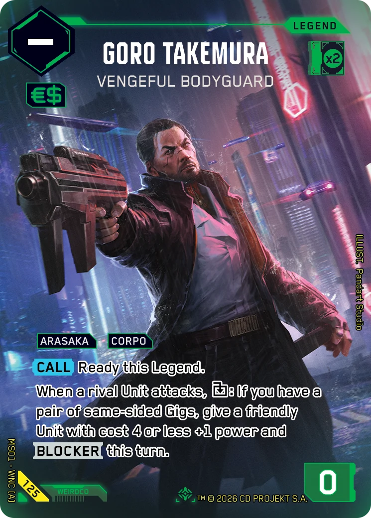 Goro Takemura — Vengeful Bodyguard