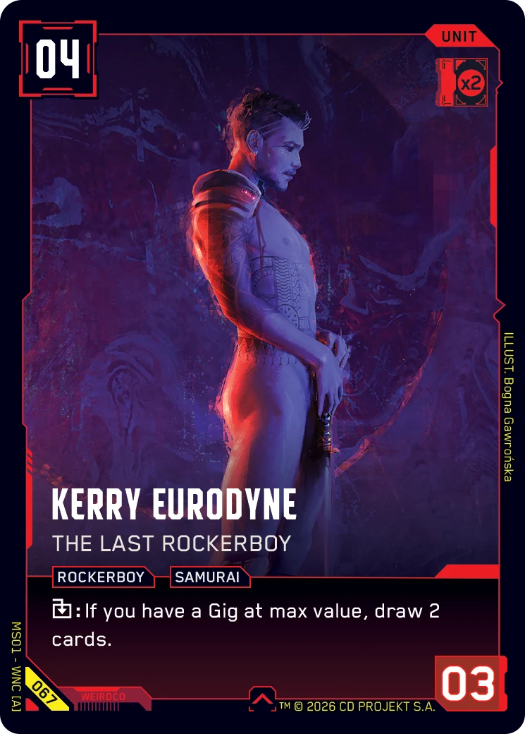 Kerry Eurodyne — The Last Rockerboy
